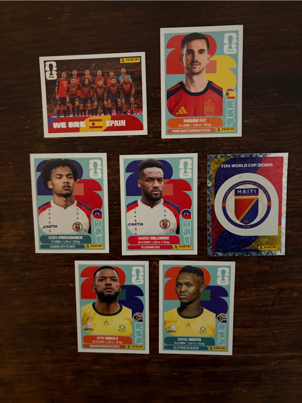 Panini World Cup Player Sticker Collection FIFA 2026